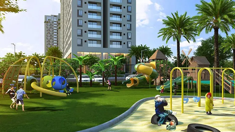 Khu vui chơi trẻ em an toàn tại Luxora - Sân chơi hiện đại đầy màu sắc